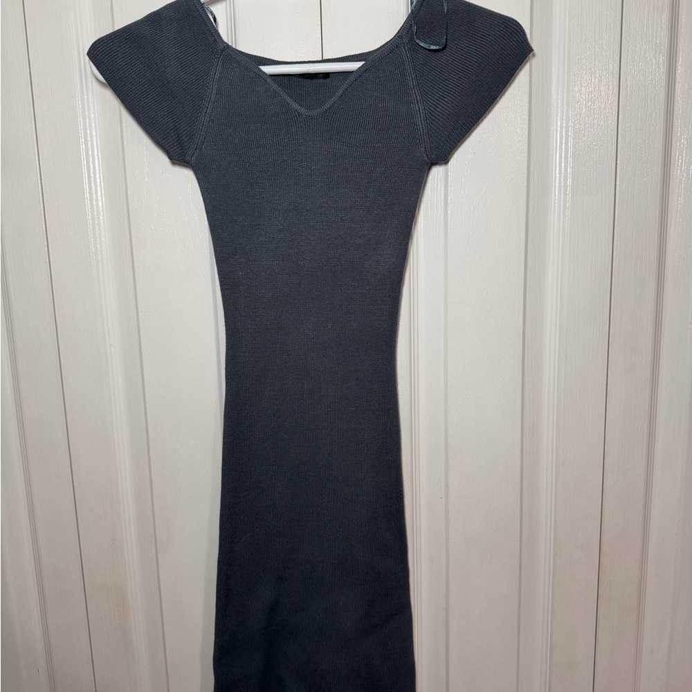 Dynamite grey cap sleeve mini dress - Picture 2 of 3